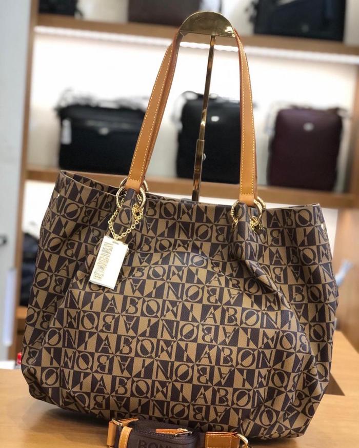 Tas bonia original Authentic monogram tote L