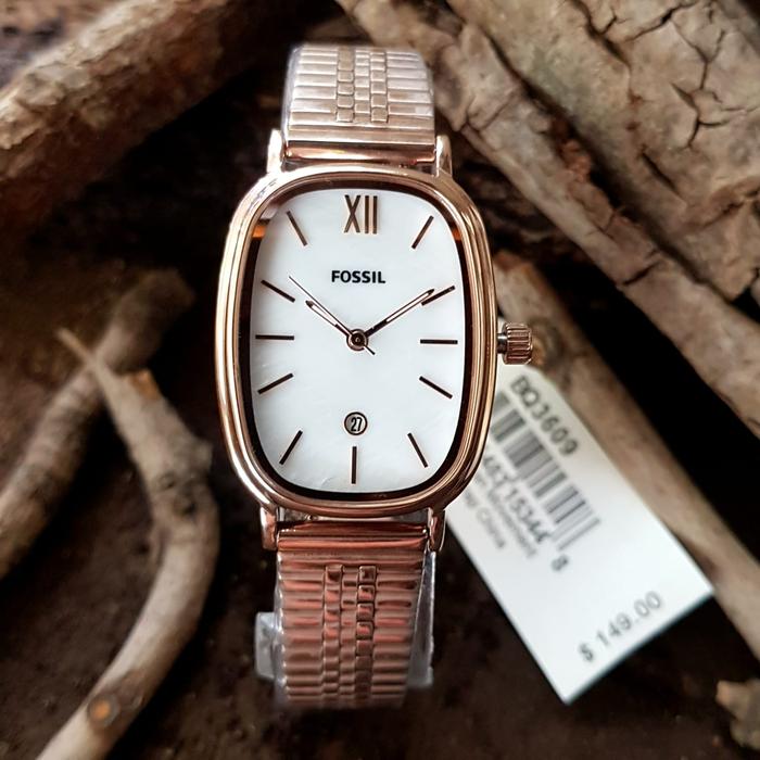 Jam Tangan Wanita Original F0ssil BQ3609 Lyla Rosegold Stainles Steel