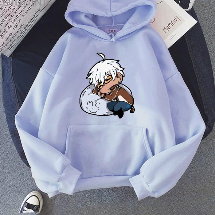 Obey me Hoodie Anime Kartun Mammon Aesthetic Hodie