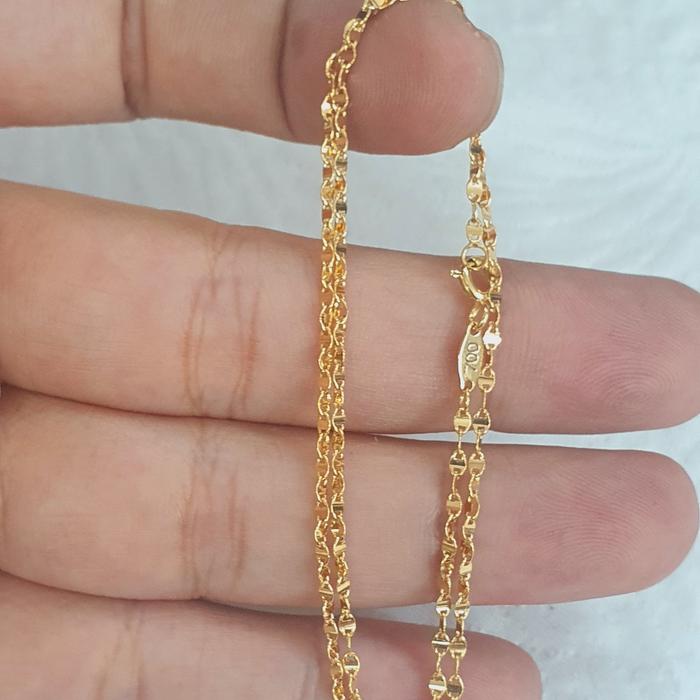 kalung anak emas toscano polos emas 70% 700 70 % 16k 2 gr an
