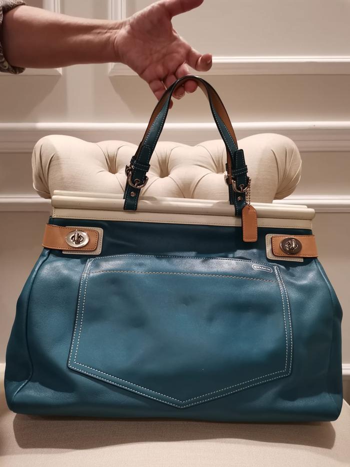 Coach Blue Bag