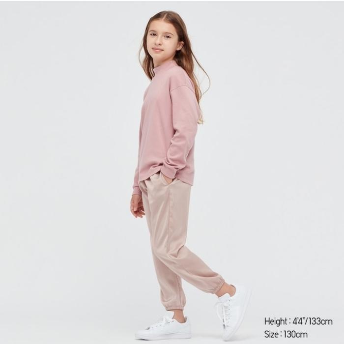 uniqlo girl satin pant / uniqlo pant girl / celana uniqlo anak