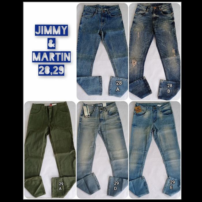 celana jeans JIMMY & MARTIN size 28-29