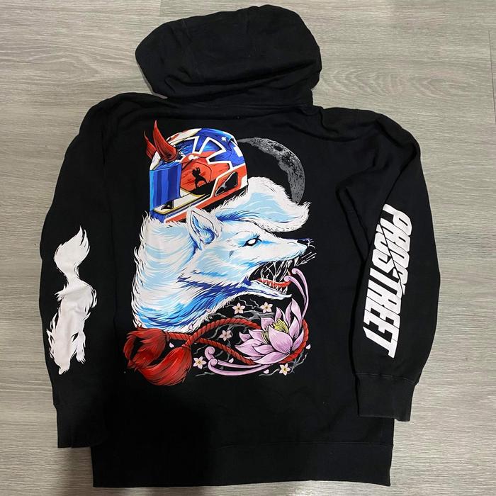 HOODIE THE WHITE FOX PROSTREET 2ND FULLSET L ORIGINAL LIMITED