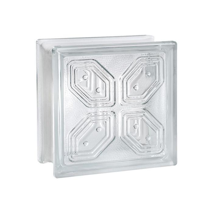 Glass Block Balok Kaca Transparan Motif Batik Kawung