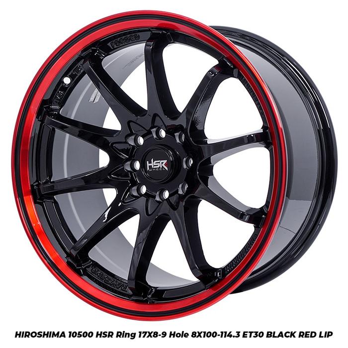 Velg Racing Ring 17 HIROSHIMA HSR R17 Velg Mobil Aerio Baleno Karimun