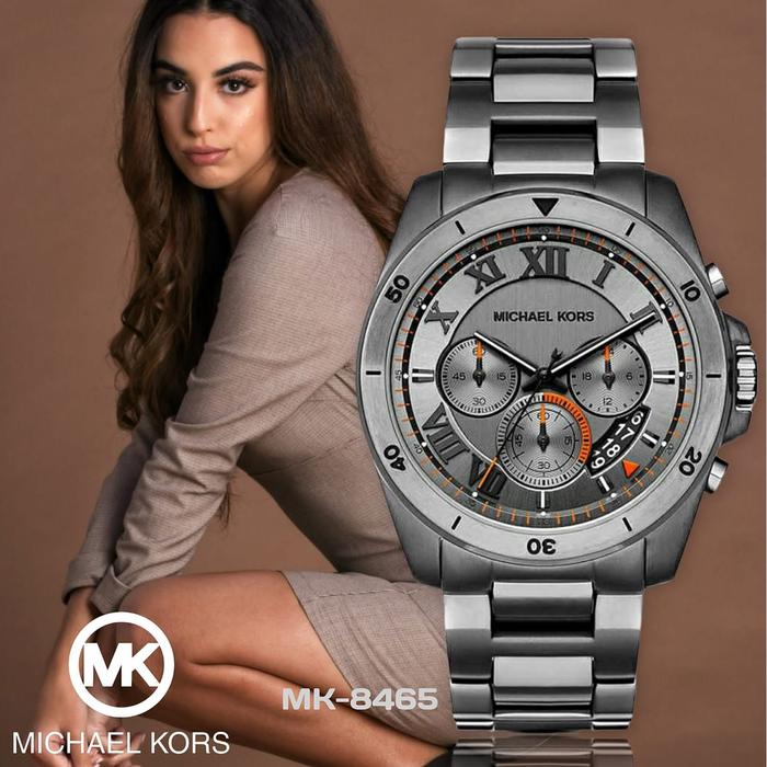 Jam Tangan Wanita Merk Michaell Korss MK 8610 8465 Steel Original 45mm