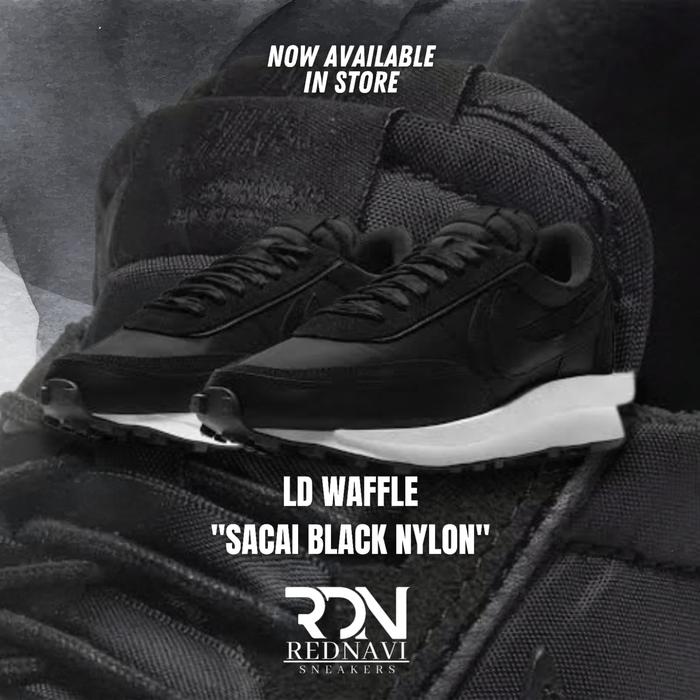 Nike LD Waffle Sacai Black Nylon Original