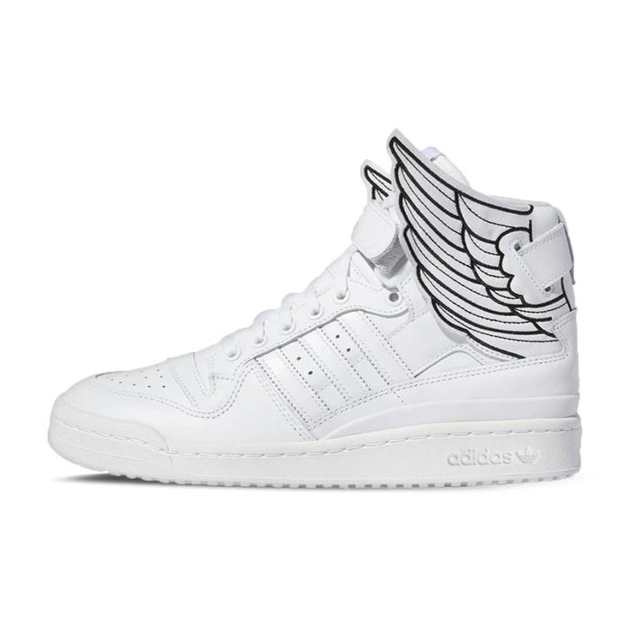 Sepatu Adidas Forum Hi Wings 4.0 X Jeremy Scott White Men's Original