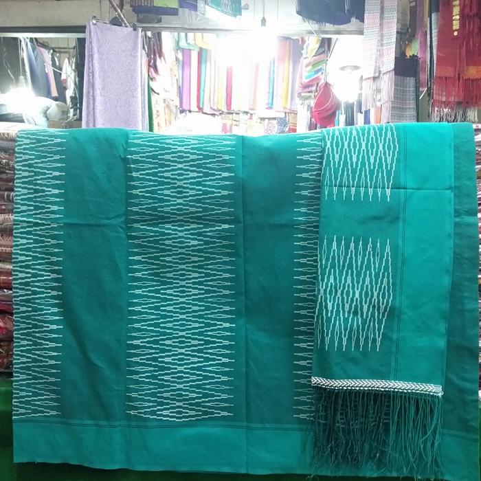 sarung stelan sibolang rasta tosca