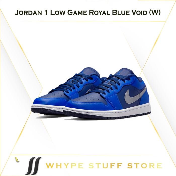 Air Jordan 1 Low Game Royal Blue Void (W) - DC0774-400 - 100 Authentic