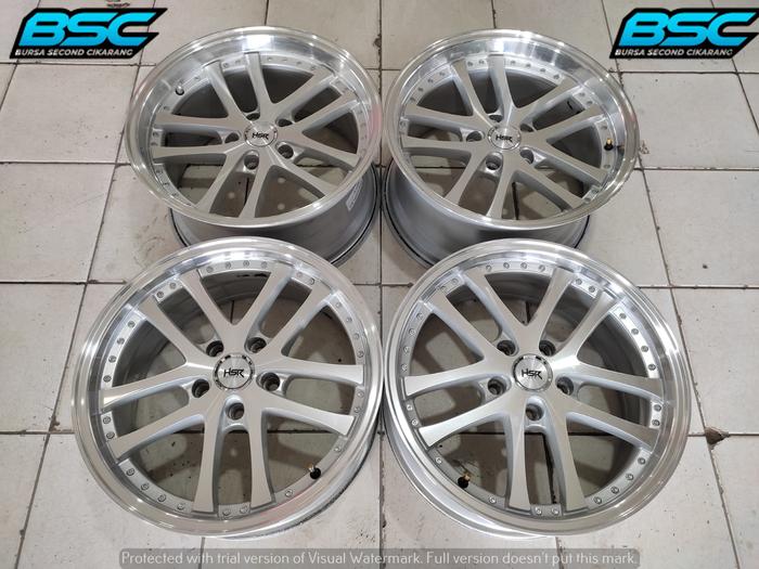 Ready Stok Velg Bekasan Racing Hsr Type Shoji R17 Pcd 5x114,3 Clong