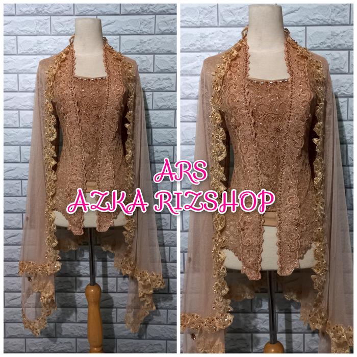 set kebaya pesta kebaya brukat kutubaru kebaya mocca kebaya brkat ABG