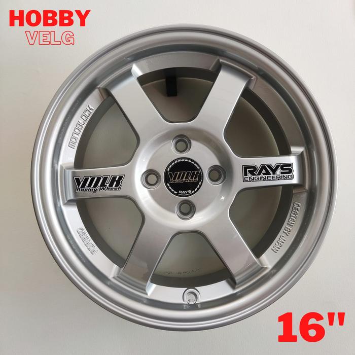 VELG MOBIL REP. TE37 R16 x 7 4H 100 ET 42 SILVER
