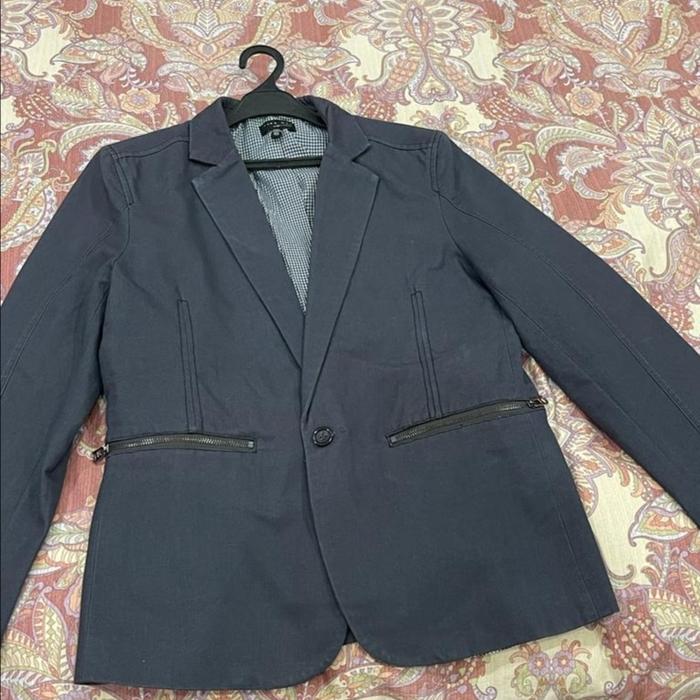Jas zara man original size XL warna dark grey sangat bagus dan mulus