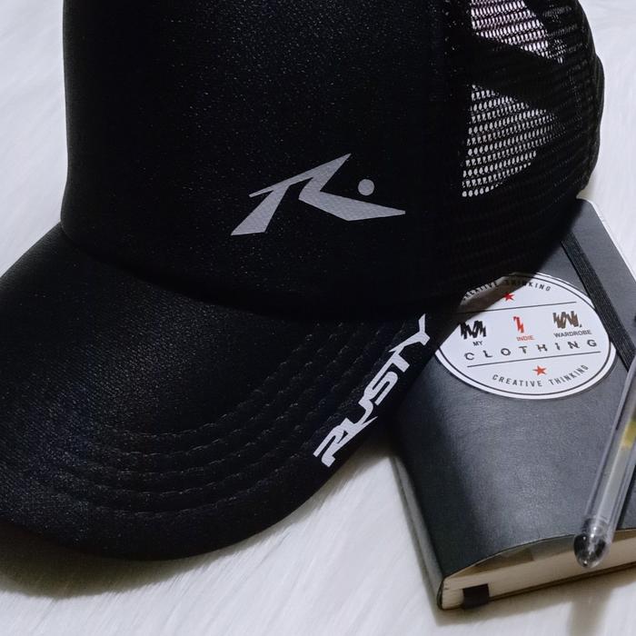 SNAPBACK Topi Trucker RUSTY Logo/Topi Distro RUSTY Logo