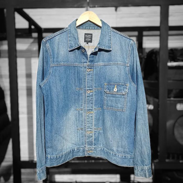 Jaket Jeans Browny Vintage Size L P67 L55
