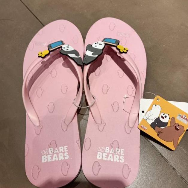 NEW Sandal jepit miniso karakter we bare bears