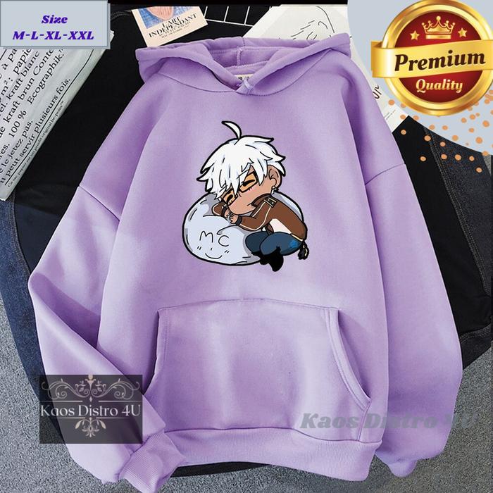 Obey me Hoodie Kartun Anime red mammon kingkong
