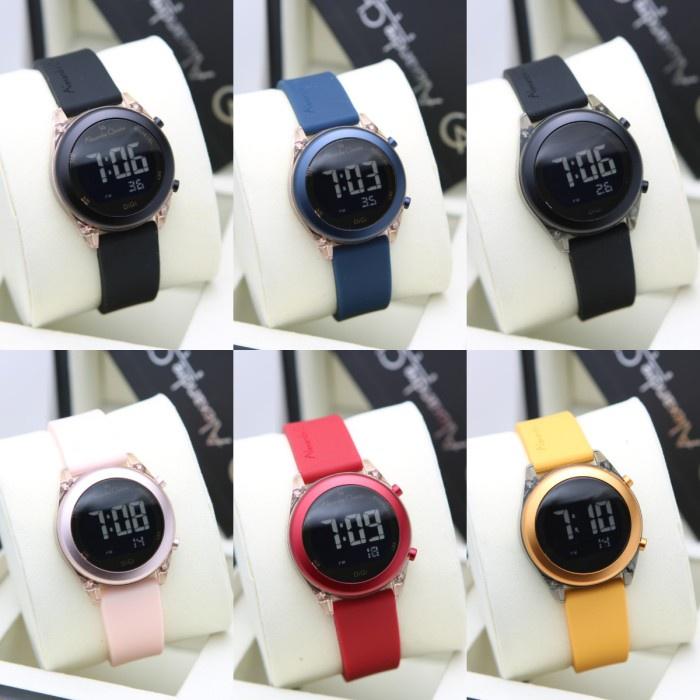 JAM TANGAN WANITA ALEXANDRE CHRISTIE AC9358 AC 9358 DIGITAL ORI