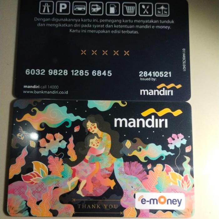 Emoney mandiri batik asli