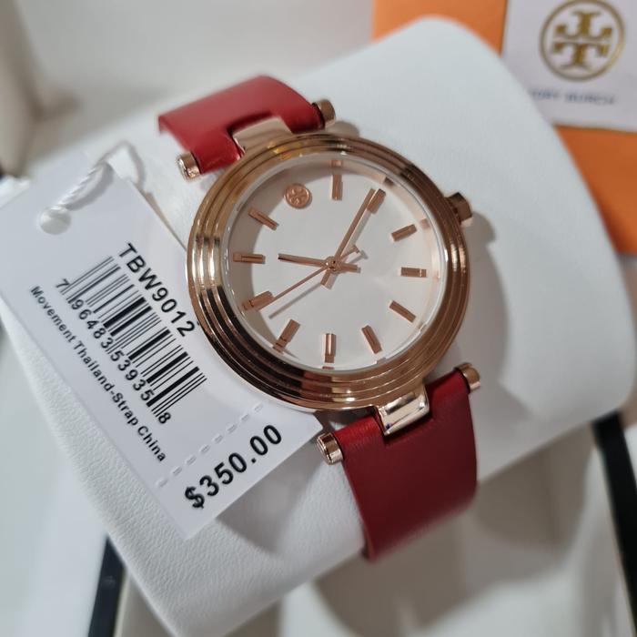 Jam Tangan Wanita Merek Tory Burch TBW 9001 9002 9003 9012 Kulit 36mm