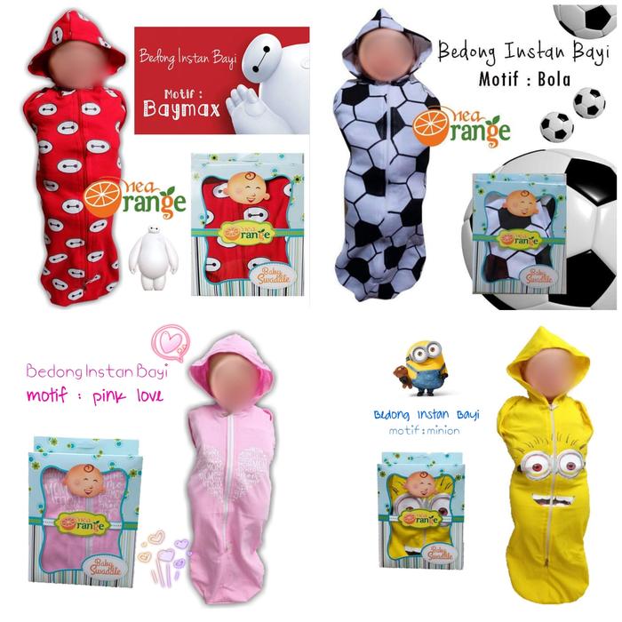 Bedong Instant Orange | Bedong bayi instan