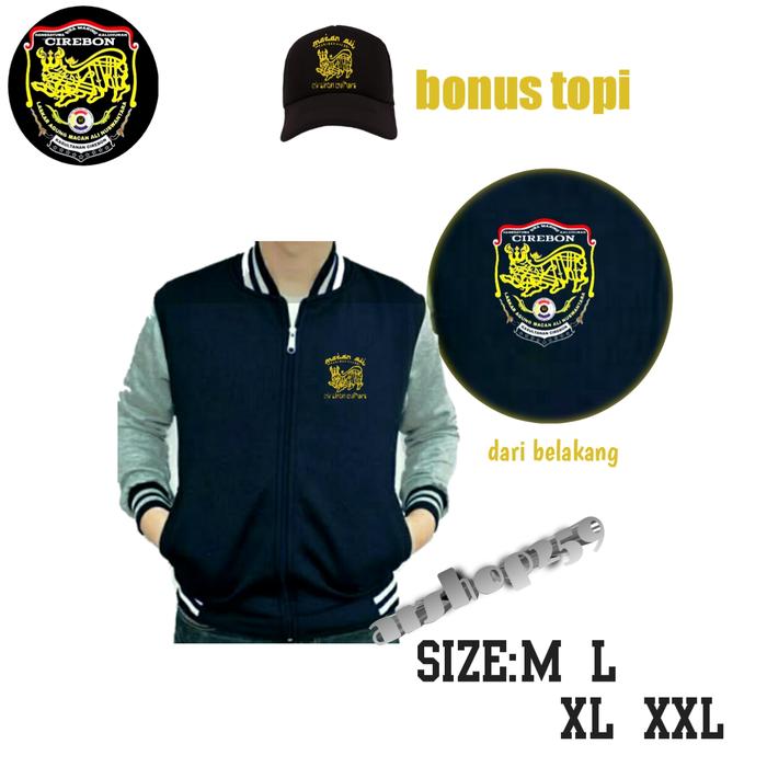 jaket versity macan Ali + bonus topi