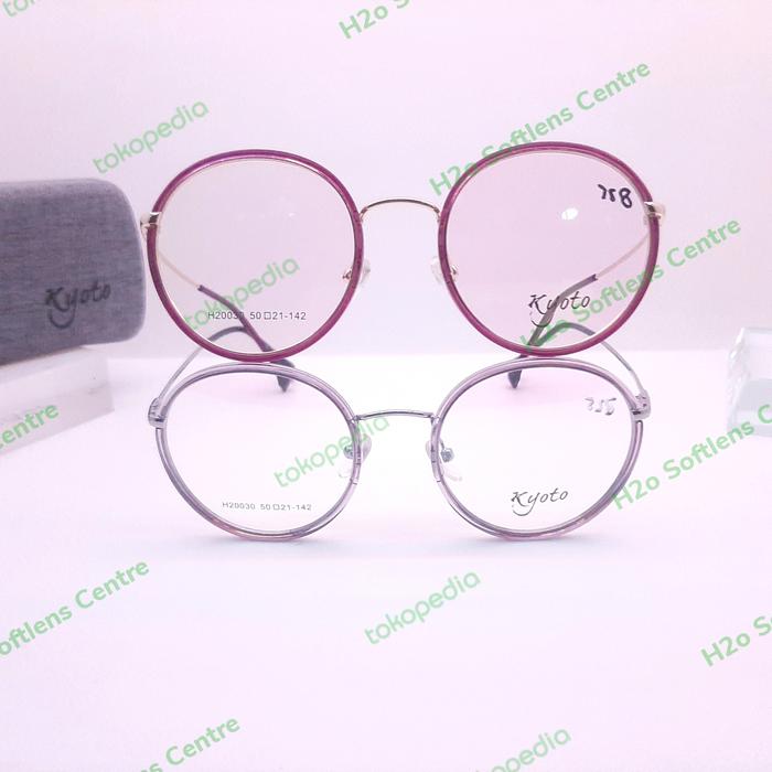 Frame kacamata wanita Kyoto H20030 C4 C5 - kacamata bulat