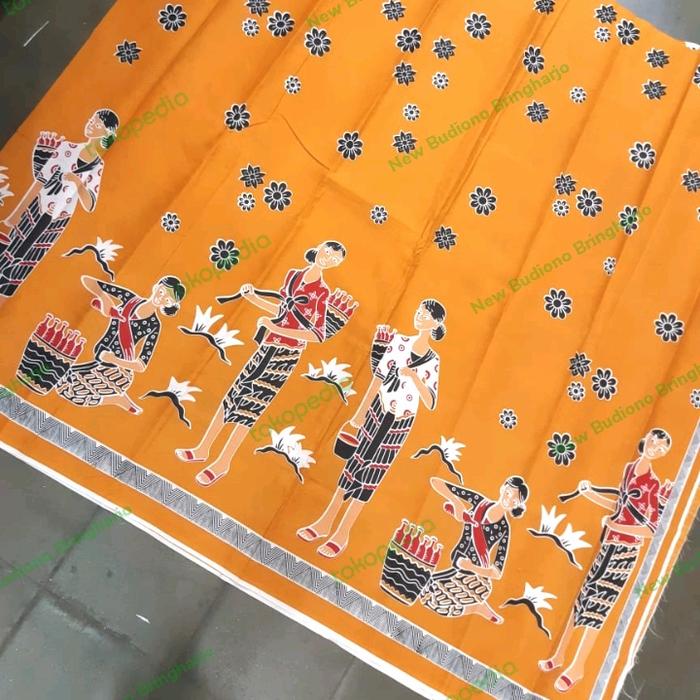 kain batik mbok jamu bu tejo kuning kunyit