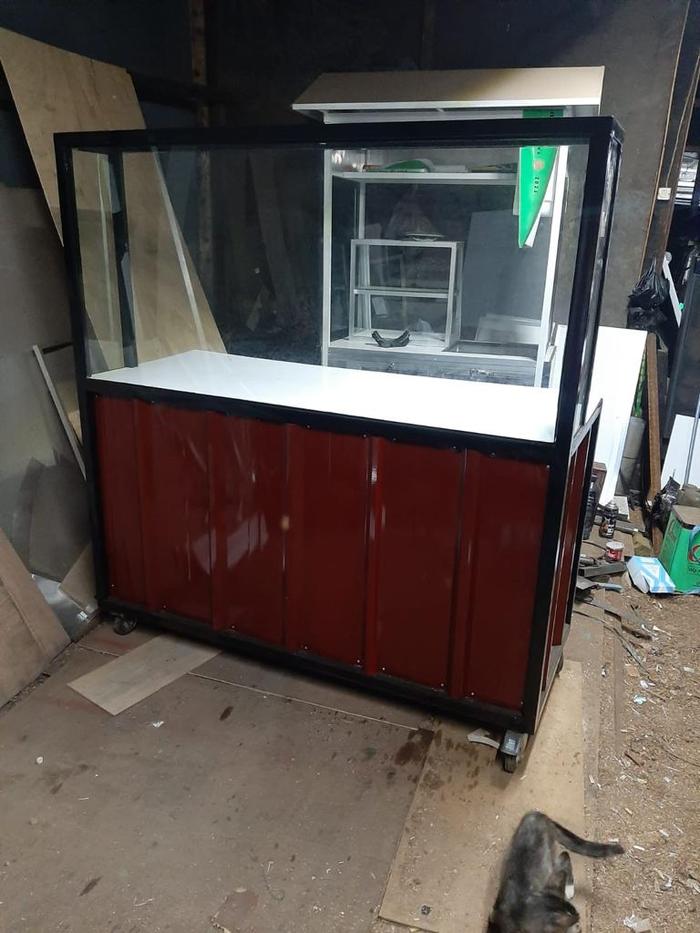 Gerobak Besi Martabak Booth Martabak Kios Kuat Kokoh