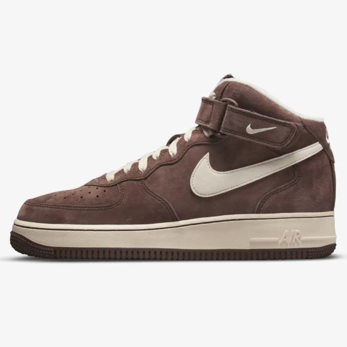 NIKE AIR FORCE 1 MID '07 QS CHOCOLATE CREAM ORIGINAL
