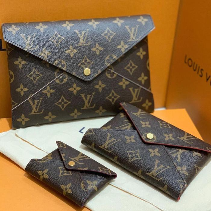 Original - LV Kirigami 3in1 Pochette Monogram Dompet Wallet Clutch