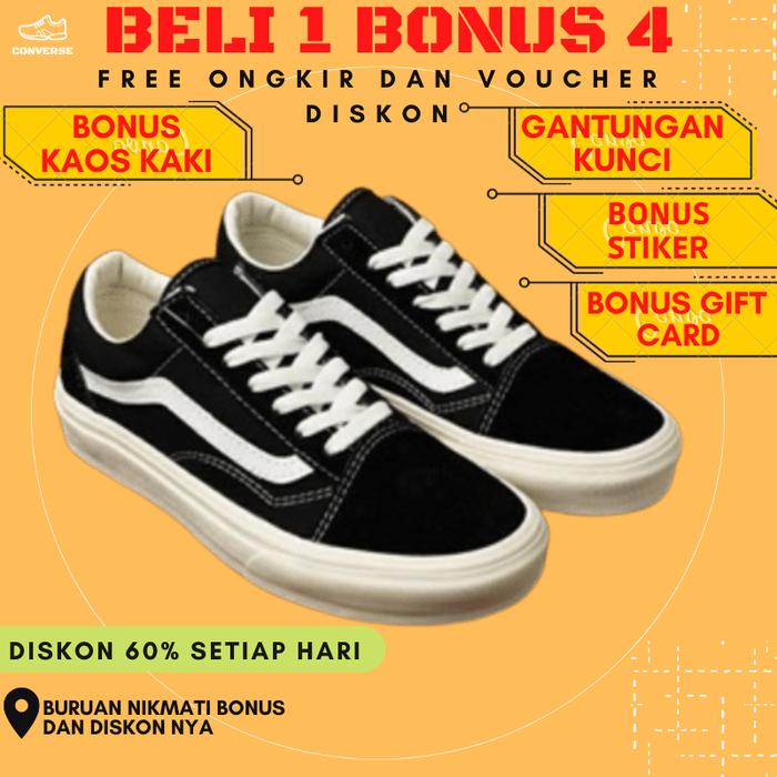 SEPATU VANS OLD SKOOL SCHOOL SNEAKERS SEKOLAH PRIA WANITA ORI PREMIUM