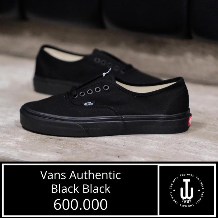 Vans Original | Vans Authentic Black/Black