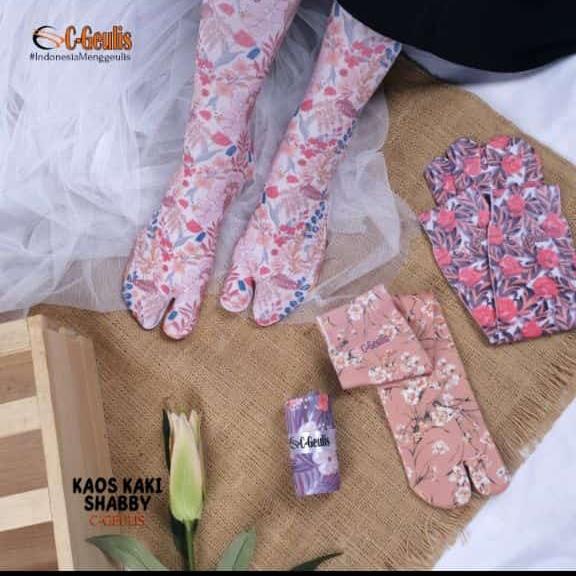 kaos kaki shabby c geulis per paket