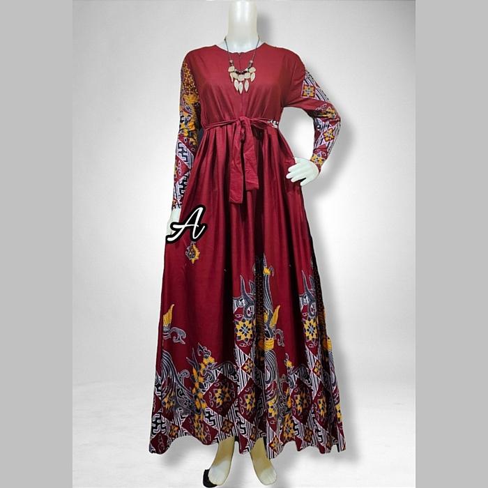 GAMIS BATIK JUMBO WANITA SYARI MANGGAR