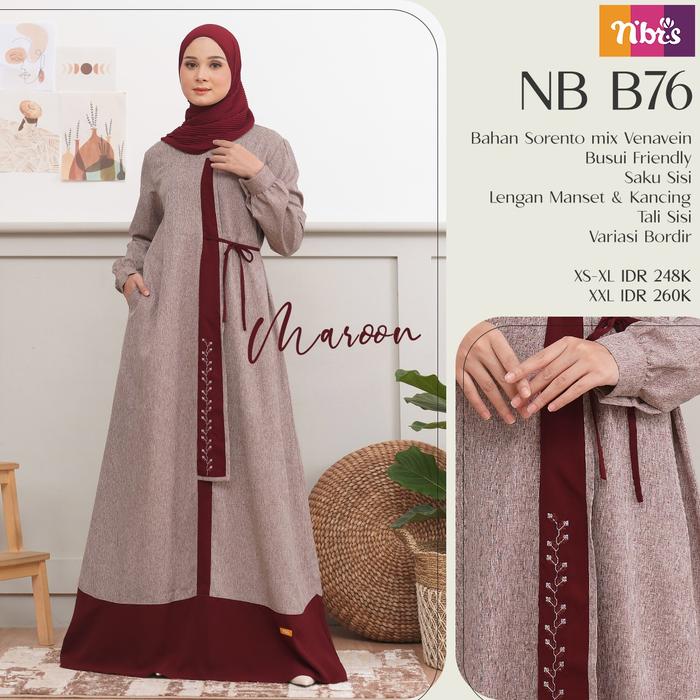 Gamis Nibras NB B76