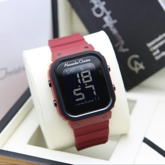 Alexandre Christie Digital Ac 9357 Rubber/Garansi Resmi 1 Tahun