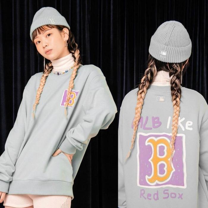 (Full Tag & Polybag) MLB Korea Sweatshirt - Fleece Sweater Unisex -