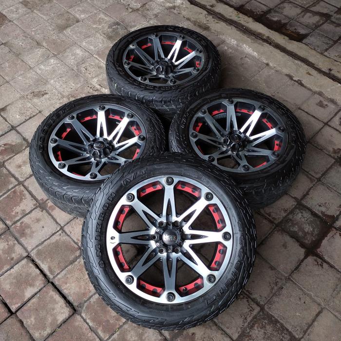 VELG ORIGINAL BEKAS MOBIL TYPE BALISTIK RING 20 BAN BONUS PAJERO