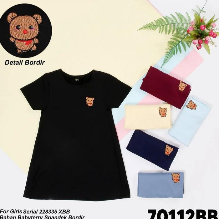 DRESS LEMONE ANAK POLOS