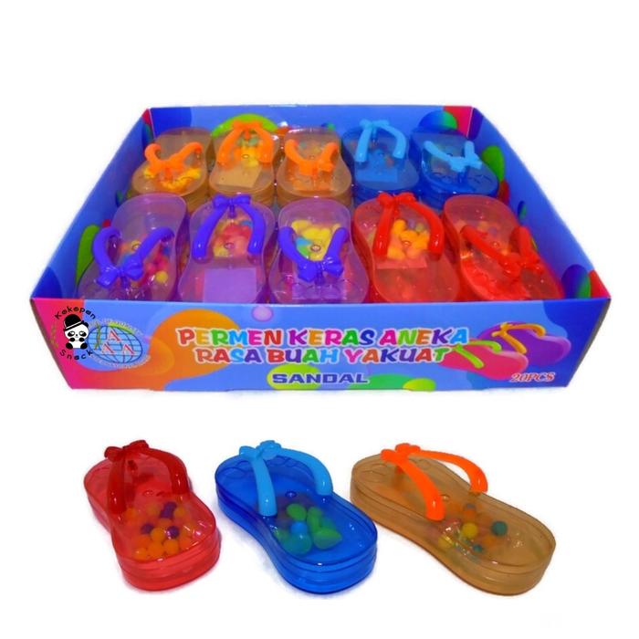 Permen Mainan sandal 1 pack - 20 pcs