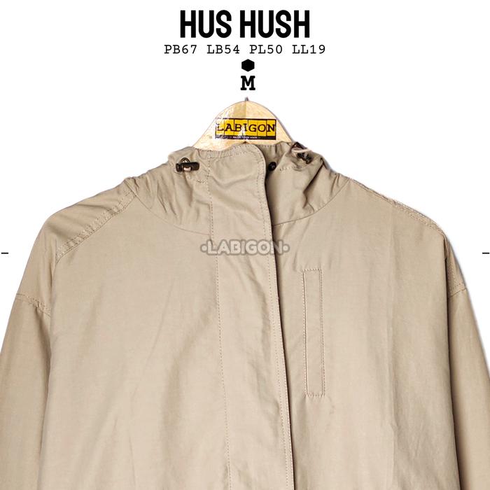 HUSHUSH Coat Jaket Parka Wanita Vintage Original Second Thrift M124