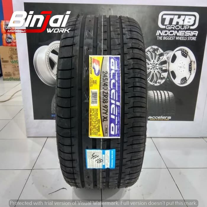 ACCELERA Ban Mobil Tubles Murah PHI-R 245 40 R18 Ring 18 Lokal Awet Binjai Work Toko Velg Ban Mobil 