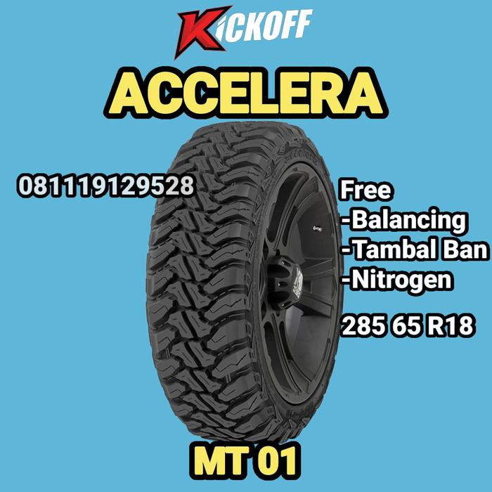 Ban Mobil Offroad MT Ukuran 285 65 R18 Accelera MT01 Ban Kasar R18
