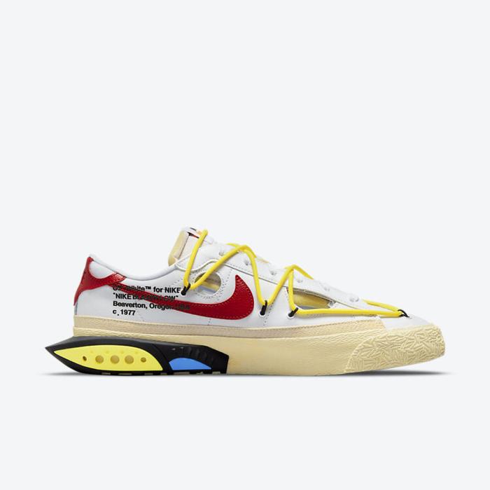 Nike X Off White Blazer Low University Red Original Resmi