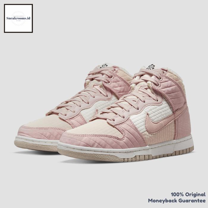 Sepatu Sneakers / Nike Dunk High LX WMNS Toasty Pink Oxford / Original