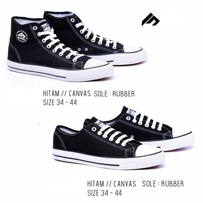 Sepatu warior sekolah pria wanita SMP SMA SMK Bahan Canvas ori RNDZ