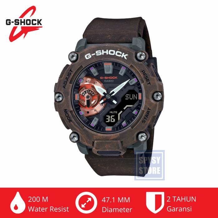 Jam Tangan Pria Casio G-Shock Ga-2200mfr-5a Ga2200 AnaDigi Original